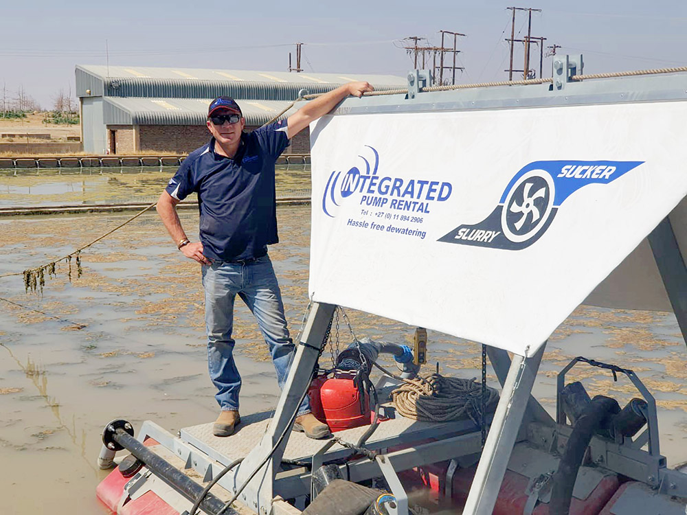 Lee Vine, managing director of IPR with the company's SlurrySucker dredge unit