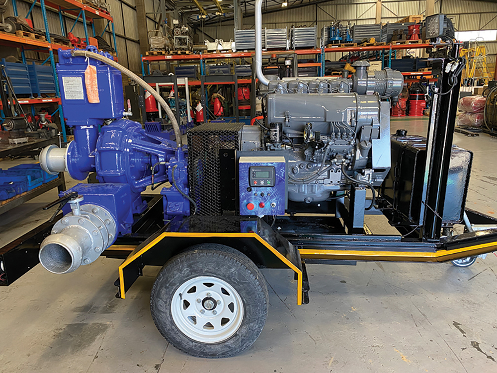 IPR recently undertook the complete rebuild of a damaged pump set for a repeat customer.