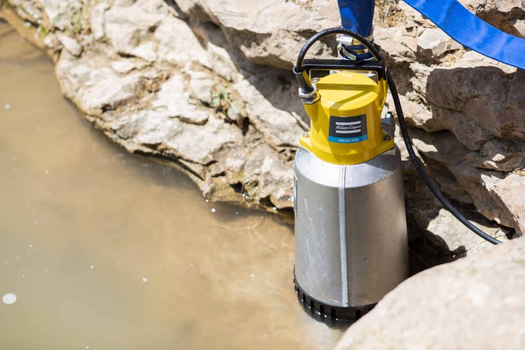 An Atlas Copco Weda electric submersible pump.