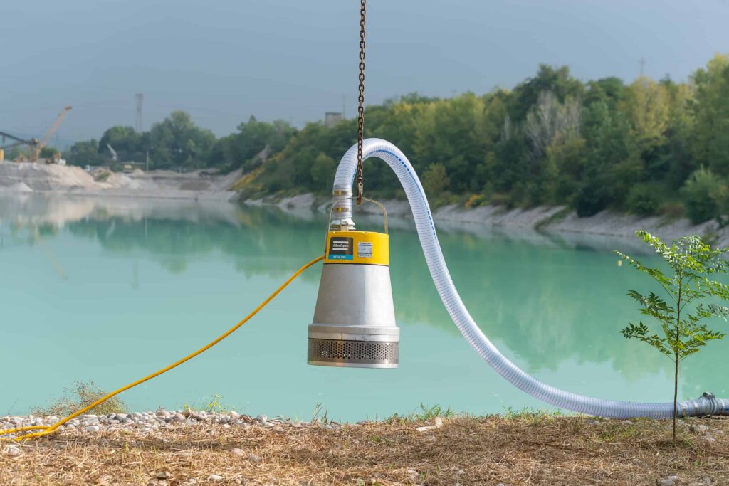 An Atlas Copco Weda D electric submersible pump.