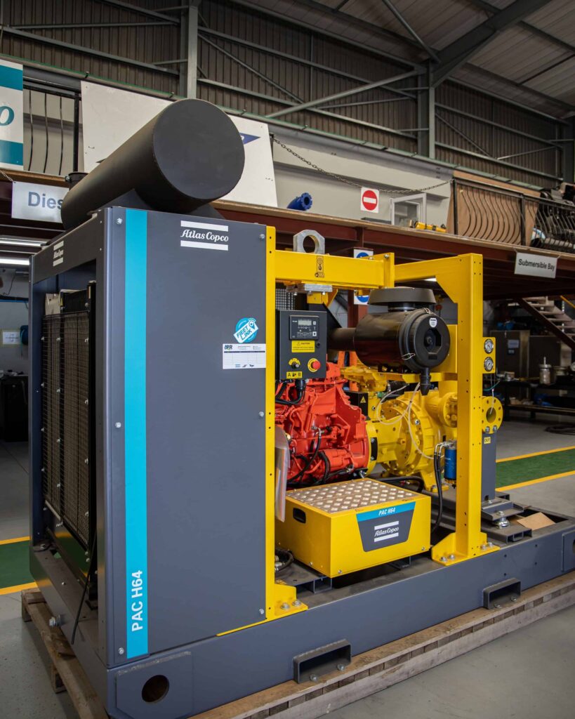 Atlas Copco diesel driven dewatering pumps are available from IPR for either outright purchase or rental.